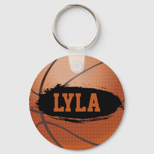 Porte-clés Lyla Personalized Basketball Keychain / Keyring