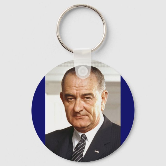 Porte-clés Lyndon B. Johnson 36e président (Recto)