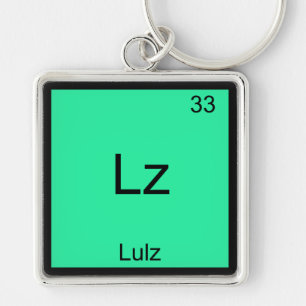 Porte-clés Lz - Lulz Funny Meme Chimie élément T-shirt