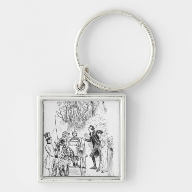 Porte-clés M. Collins et Charlotte étaient tous deux se (Devant)