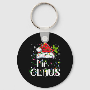 Porte-clés M. Et Mme Claus Couples Correspondant Au Pyjama De