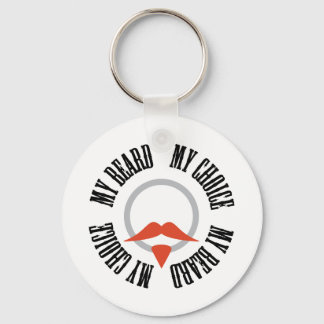 Porte-clés Ma barbe, mon choix - Chèvre rouge