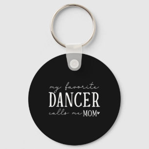 Porte-clés Ma danseuse préférée m'appelle maman Dancing Balle