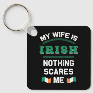 Porte-clés Ma femme est irlandaise République d'Eire Irlande