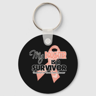 Porte-clés Ma fille est une survivante - Cancer utérin