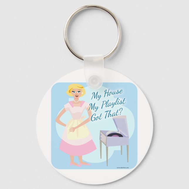 Porte-clés Ma maison Ma liste de lecture (Recto)