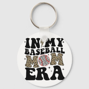 Porte-clés Ma maman de baseball Era Leopard Maman de baseball