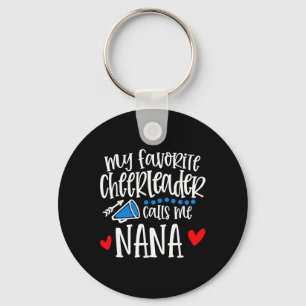 Porte-clés Ma pom-pom girl préférée m'appelle Nana Drôle Chee