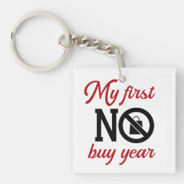 Porte-clés Ma première année d'achat de NO