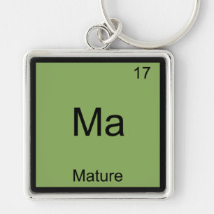 Porte-clés Ma - T-shirt symbole d'élément de chimie drôle pou