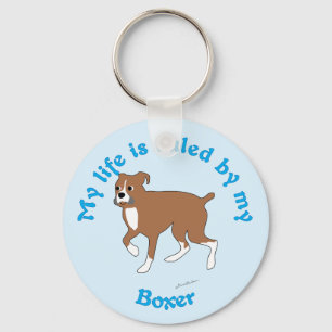 Porte-clés Ma vie est gouvernée par ma boîte