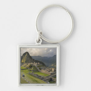 Porte-clés Machu Picchu, ruines anciennes, UNESCO monde