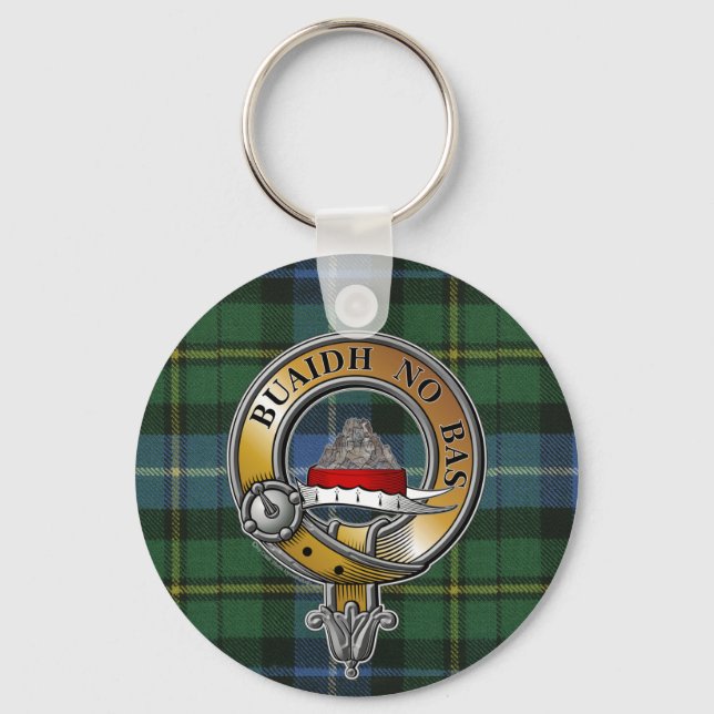 Porte-clés MacNeil-Barra Tartan & Badge (Recto)