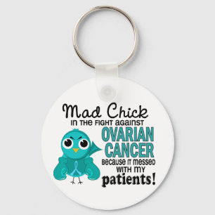 Porte-clés Mad Chick 2 Patients Cancer de l'ovaire