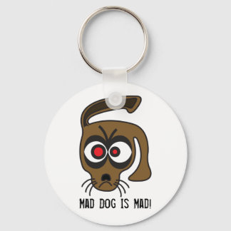 Porte-clés Mad Chien Est Mad !