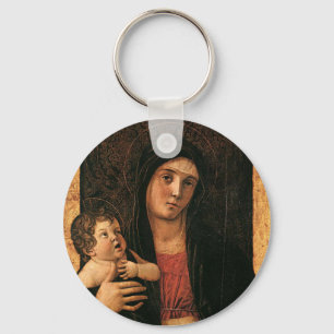 Porte-clés Madonna et enfant