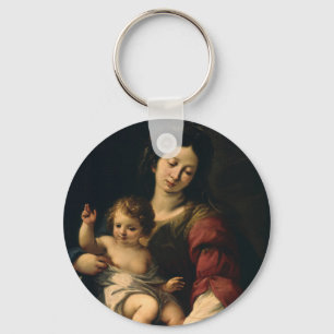 Porte-clés Madonna et enfant