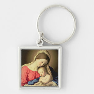 Porte-clés Madonna et enfant 3