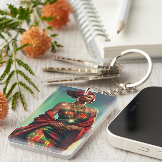 PORTE CLES MADRAS  (Devant droit)