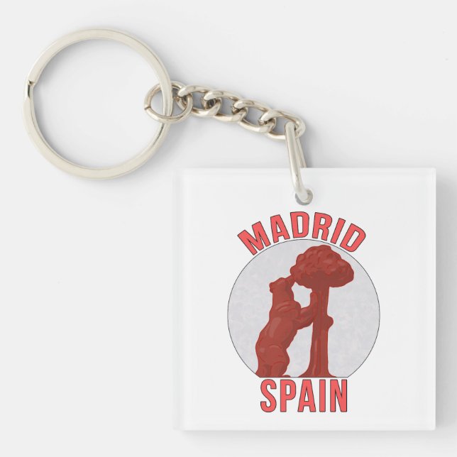 Porte-clés Madrid Espagne (Devant)