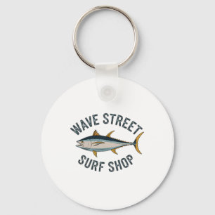 Porte-clés Magasin de surf Wave Street Surf Shop Graphique Th