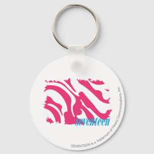 Porte-clés Magenta 3 de zèbre