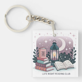 Porte-clés Magic Late Night Reading Club Lantern Book Stack
