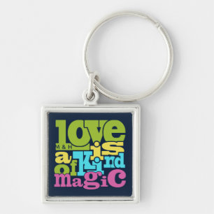 Porte-clés Magic Love porte - clé monogramme personnalisé