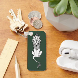 Porte-clés Magicien Vintage Oz, Lion peureux