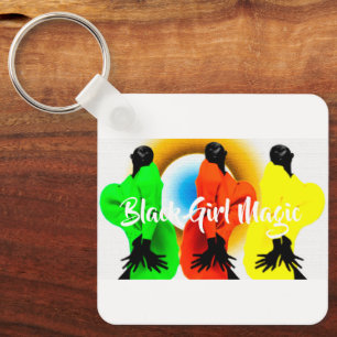 Porte-clés Magie de la fille noire