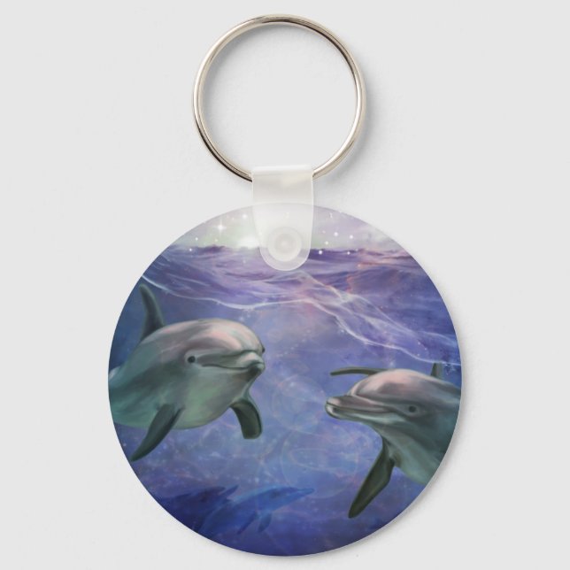 Porte-clés Magie des dauphins (Recto)