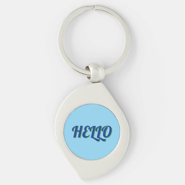 PORTE-CLÉS MAGNET WITH HELLO (Devant)