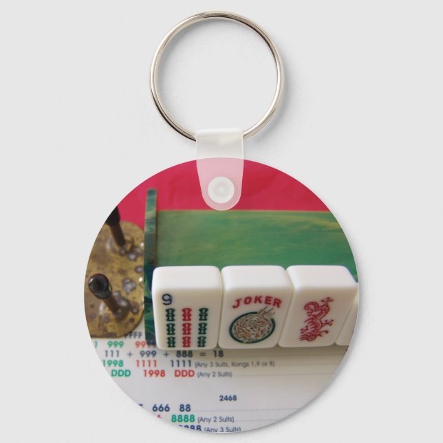 Porte-clés Mah-jongg n'importe qui (Recto)
