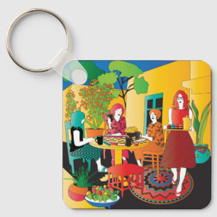 Porte-clés Mah Jongg Porte - clé Adobe