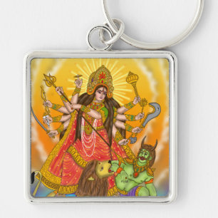 Porte-clés Mahishasur Mardini Durga Porte - clé