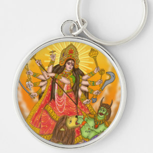 Porte-clés Mahishasur Mardini Durga Porte - clé
