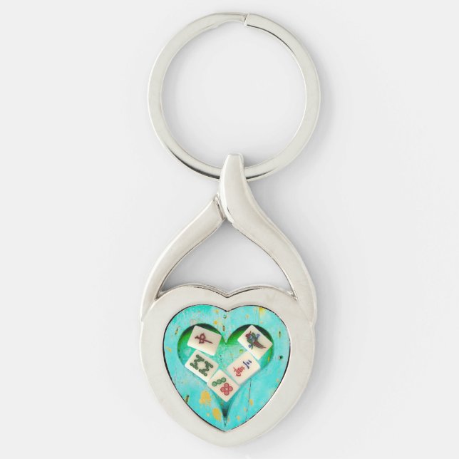 Porte-clés Mahjong Fills my Heart keychain  (Devant)