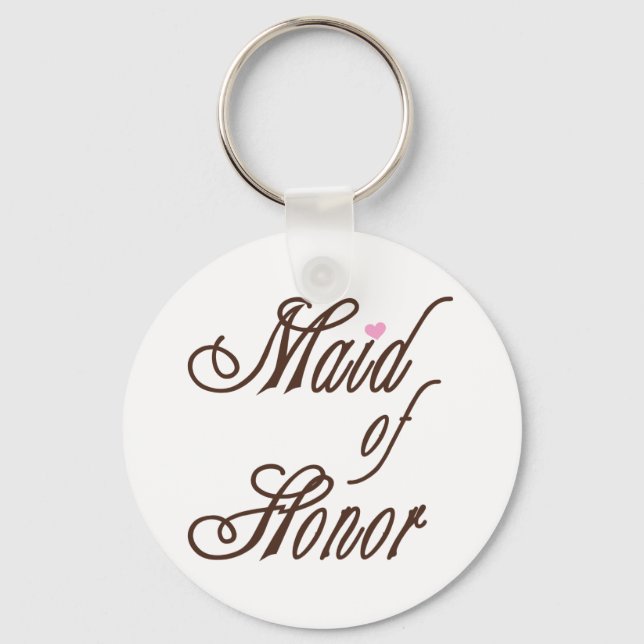 Porte-clés Maid of Honor Classy Browns (Recto)