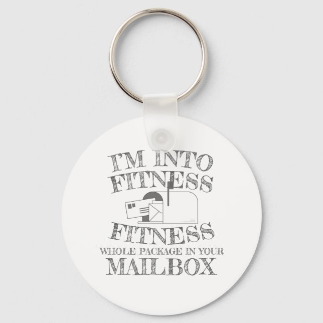 Porte-clés Mailman Dans Fitness Package Dans Votre Boîte Aux  (Recto)