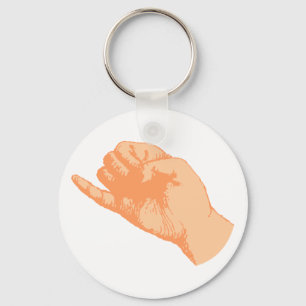 Porte-clés Main petit doigt petit doigt pinkie pinky