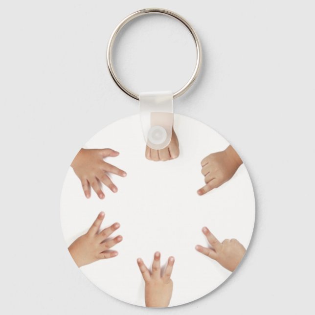 Porte-clés Mains de bébé (Recto)
