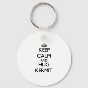 Porte-clés Maintenez calme et étreinte Kermit