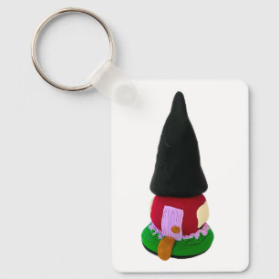 Porte-clés Maison Gnome Cute, Faite À La Main En Argile Polym