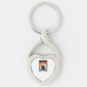 Porte-clés Maison hantée de nuit effrayante Chemise Halloween