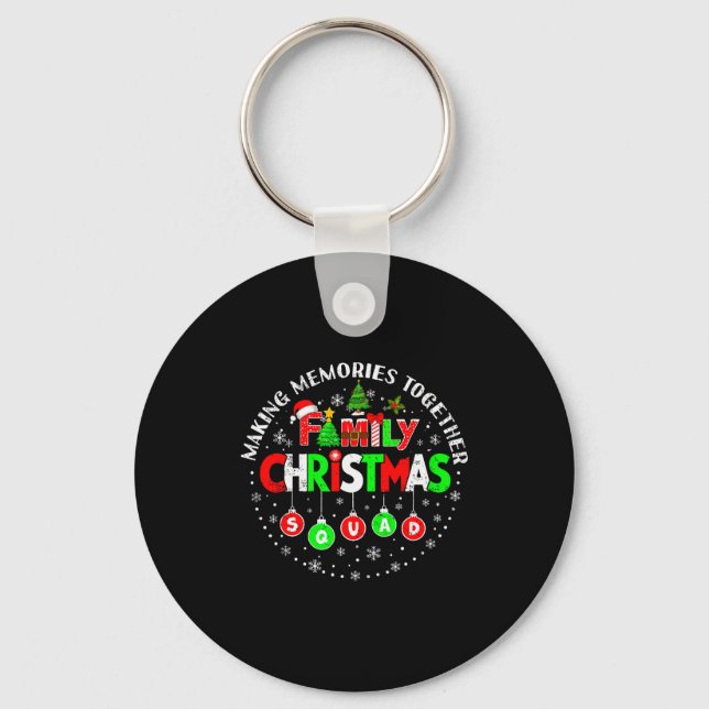 Porte-clés Making Memories Together Matching Squad Santa Elf  (Recto)