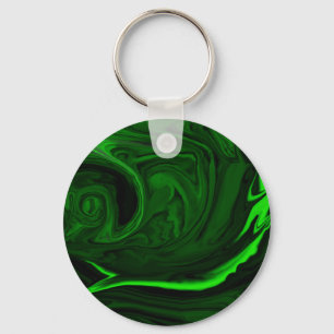 Porte-clés malachite vert texture