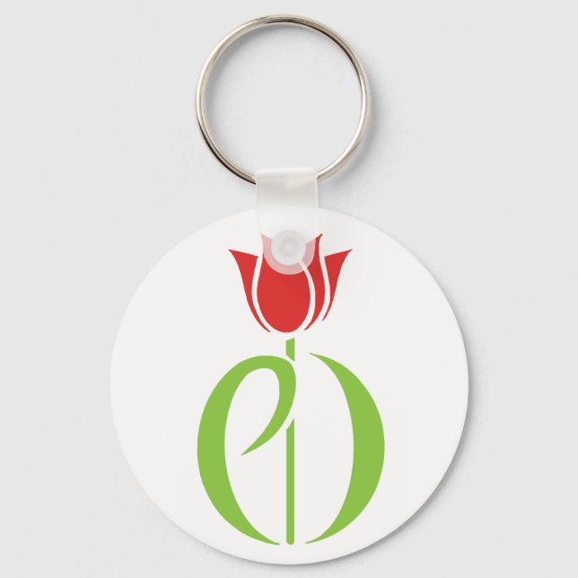 Porte-clés maladie de parkinson, maladie de parkinsons, tulip (Recto)