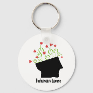 Porte-clés maladie de parkinson, maladie de parkinsons, tulip