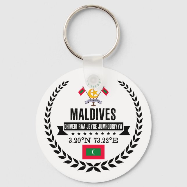 Porte-clés Maldives (Recto)