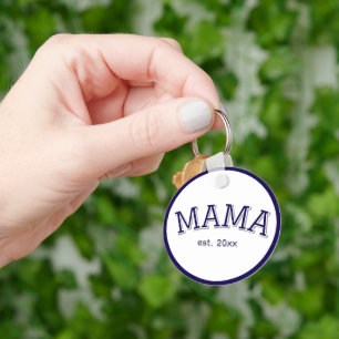 Porte-clés Mama Etabli 🗝️ Cadeau personnalisé Fête des mères